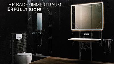 Aufgeschlagener Geberit-Flyer