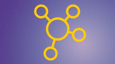 Icône Main avec des personnes